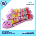 Caterpillar type stuffed&plush&soft pillow or cushion with comfortable material by China manufacturers